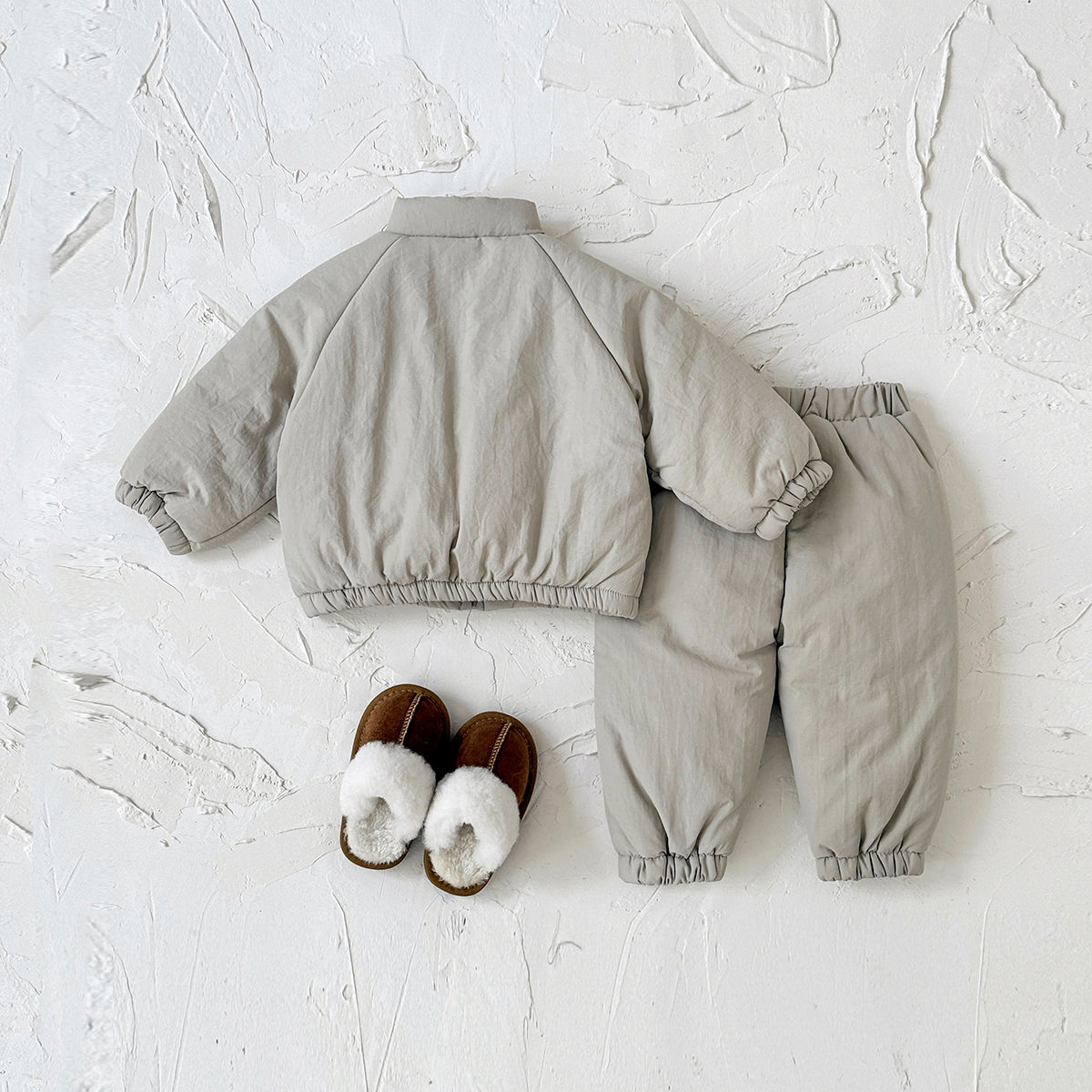 Neutral infant cotton clothing zipper set (1-3 years old)