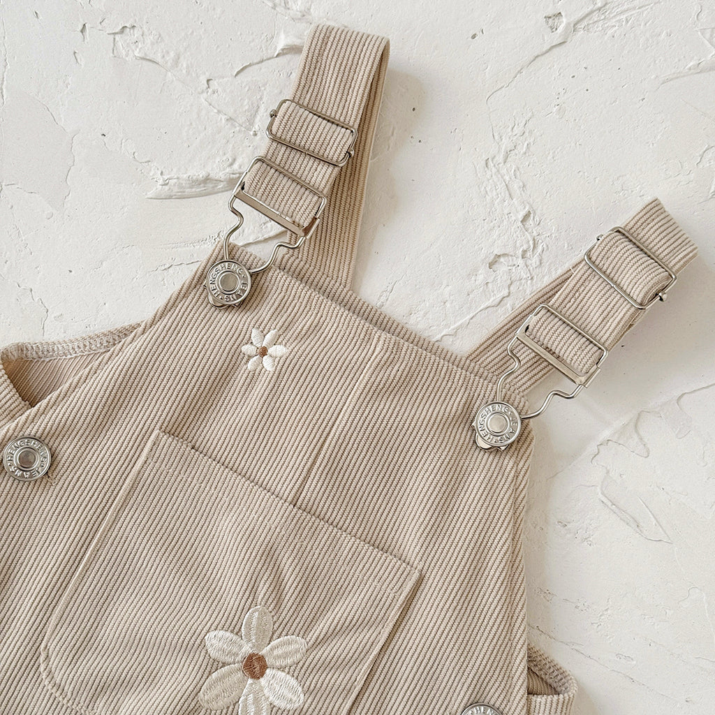Women's and Baby Floral Embroidered Fleece Wraparound Pants 0-3 Years Old