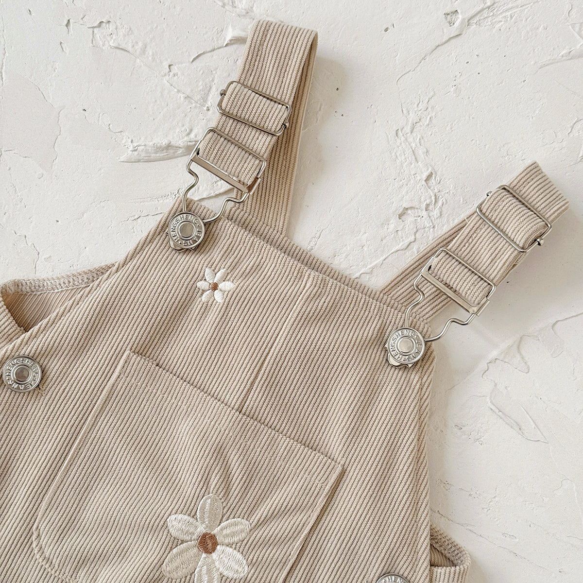 Women's and Baby Floral Embroidered Fleece Wraparound Pants 0-3 Years Old