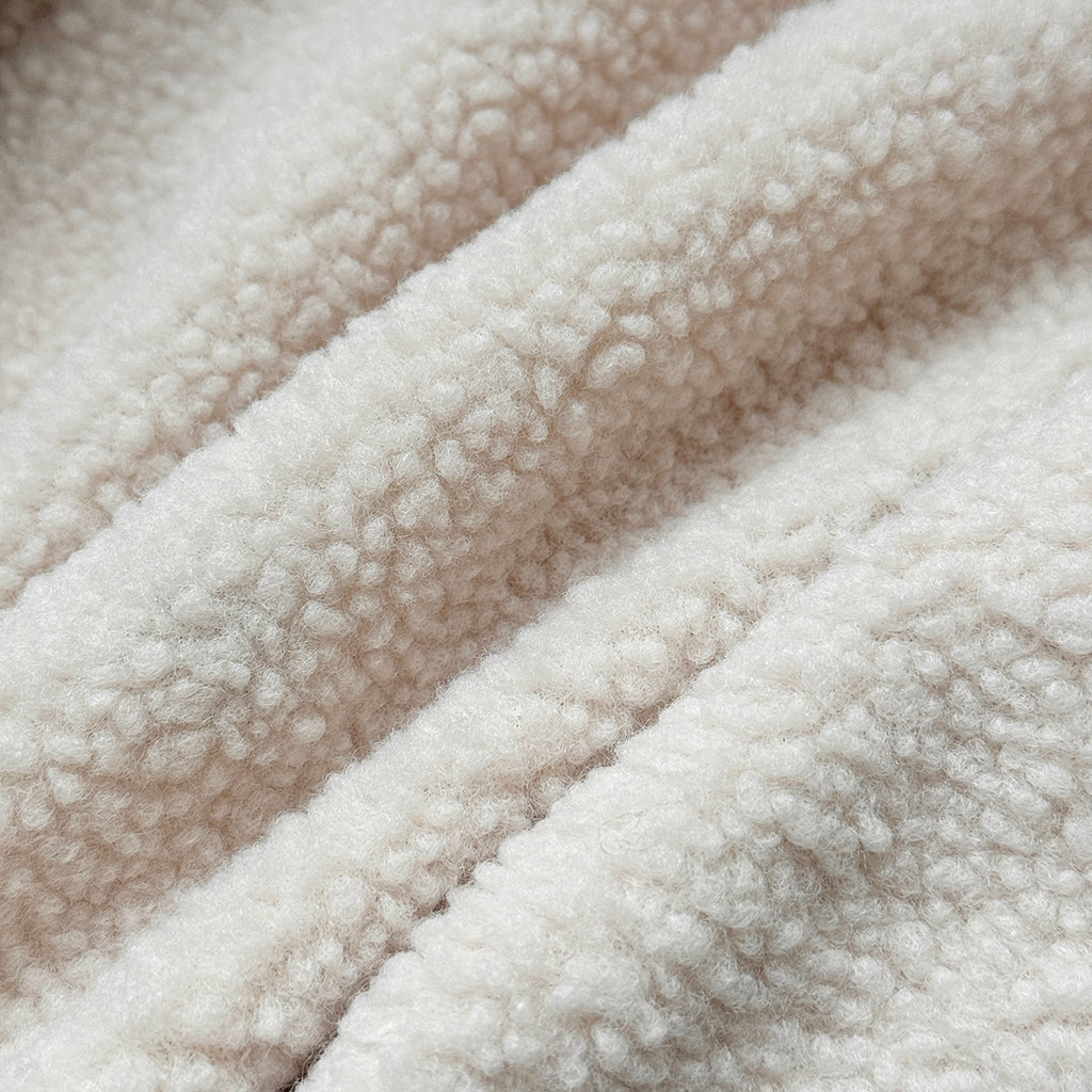 Beige embroidered winter jacket for 0-3 years old