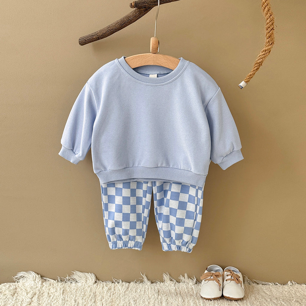 Baby Cookie Embroidered Long Sleeve Top and Pants Set Spring Autumn 6Months-3years