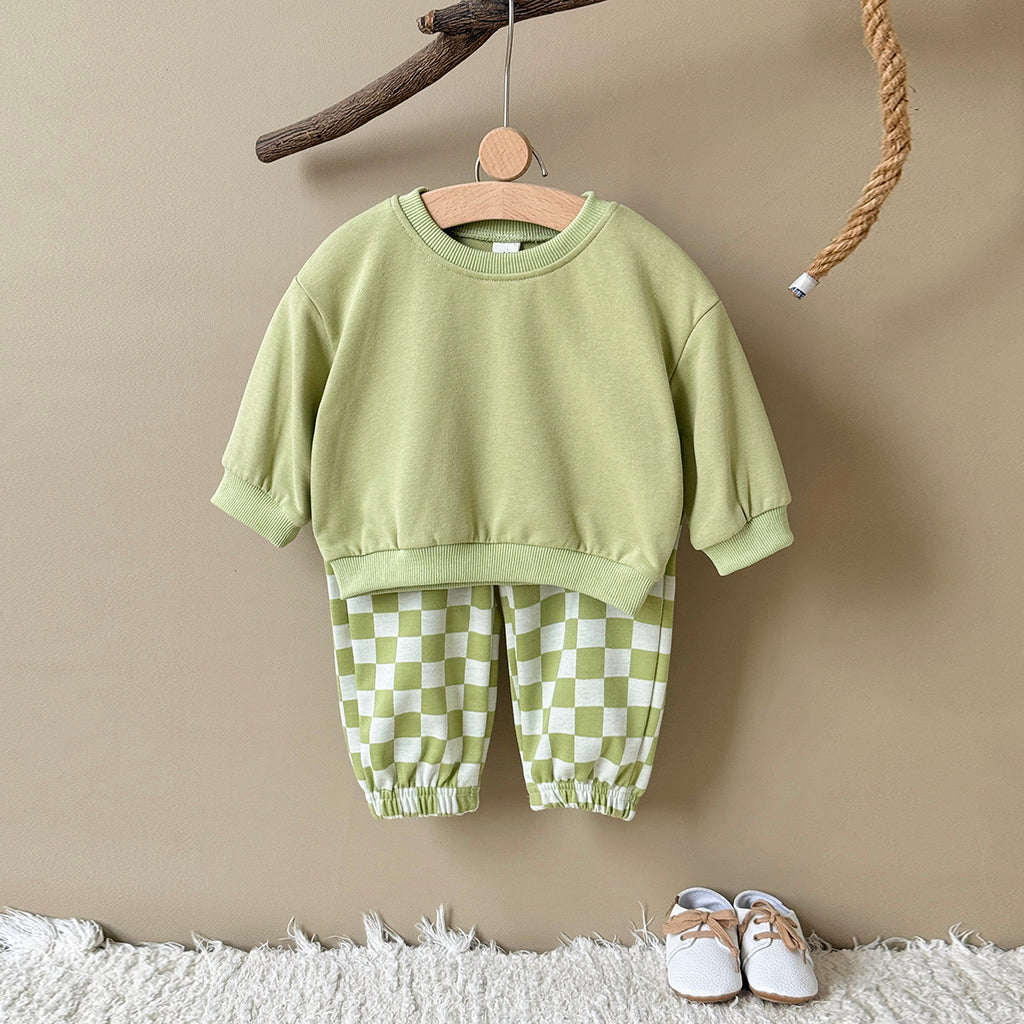 Baby Cookie Embroidered Long Sleeve Top and Pants Set Spring Autumn 6Months-3years