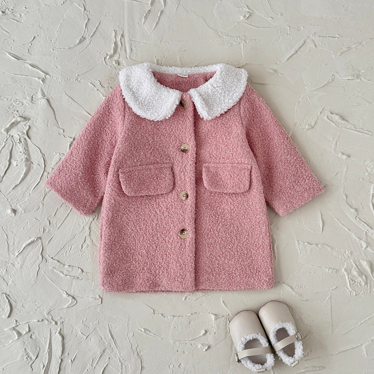 Pink baby girl winter coat 0-3 years old