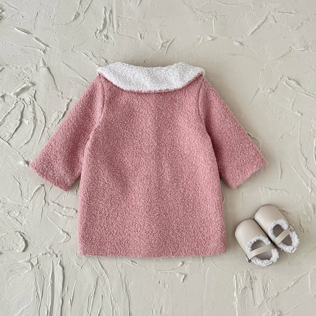 Pink baby girl winter coat 0-3 years old