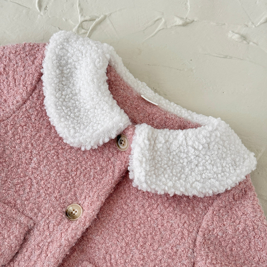 Pink baby girl winter coat 0-3 years old