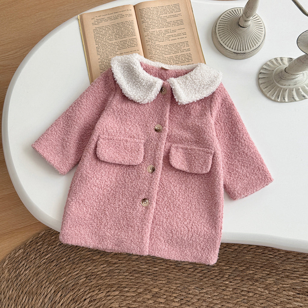 Pink baby girl winter coat 0-3 years old