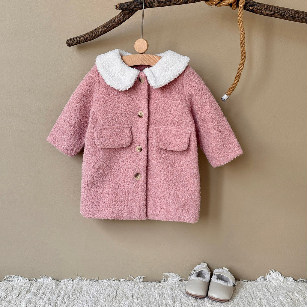 Pink baby girl winter coat 0-3 years old