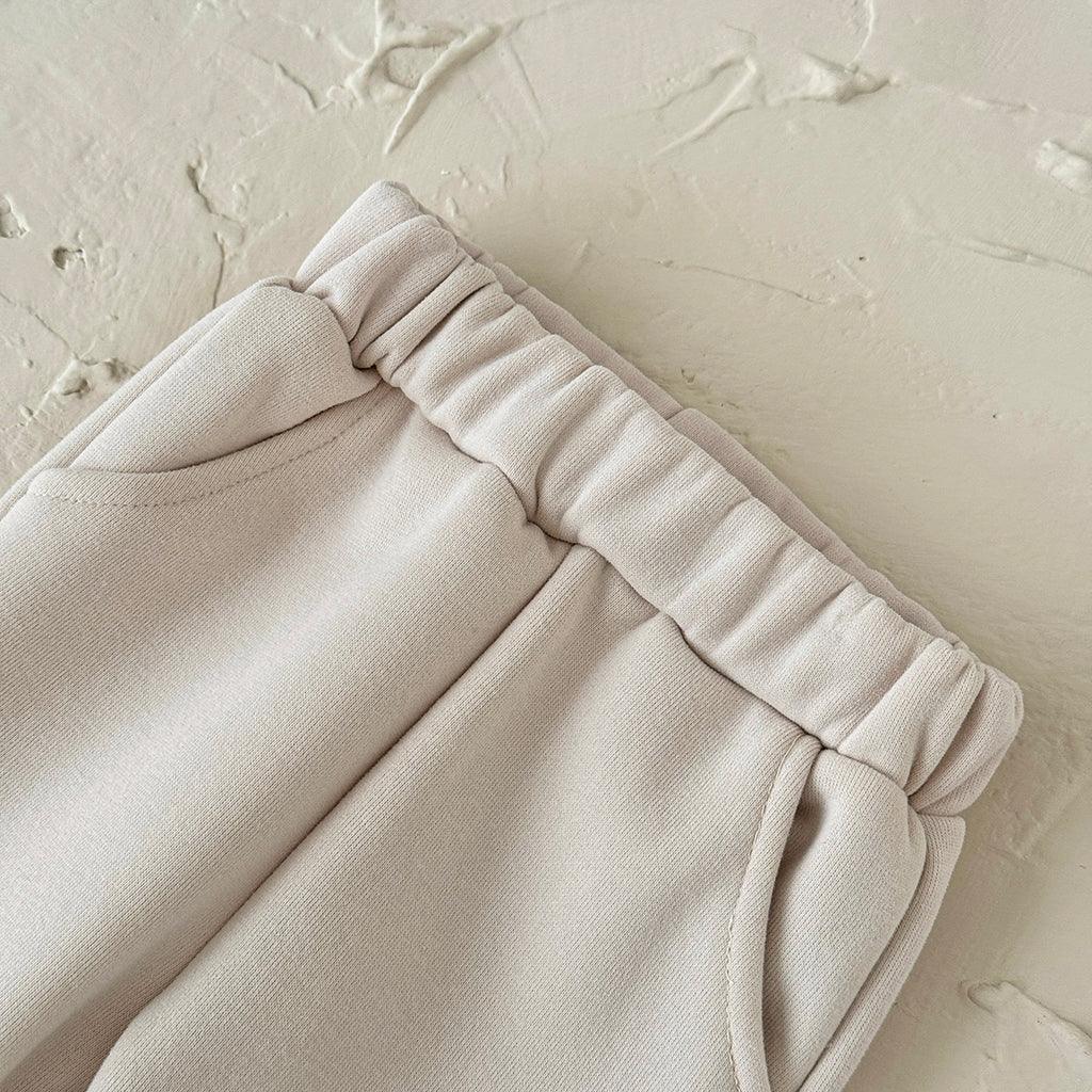 Forest Style Girls Thick Winter Sweatpants Ruffle Hem Infant Warm Trousers