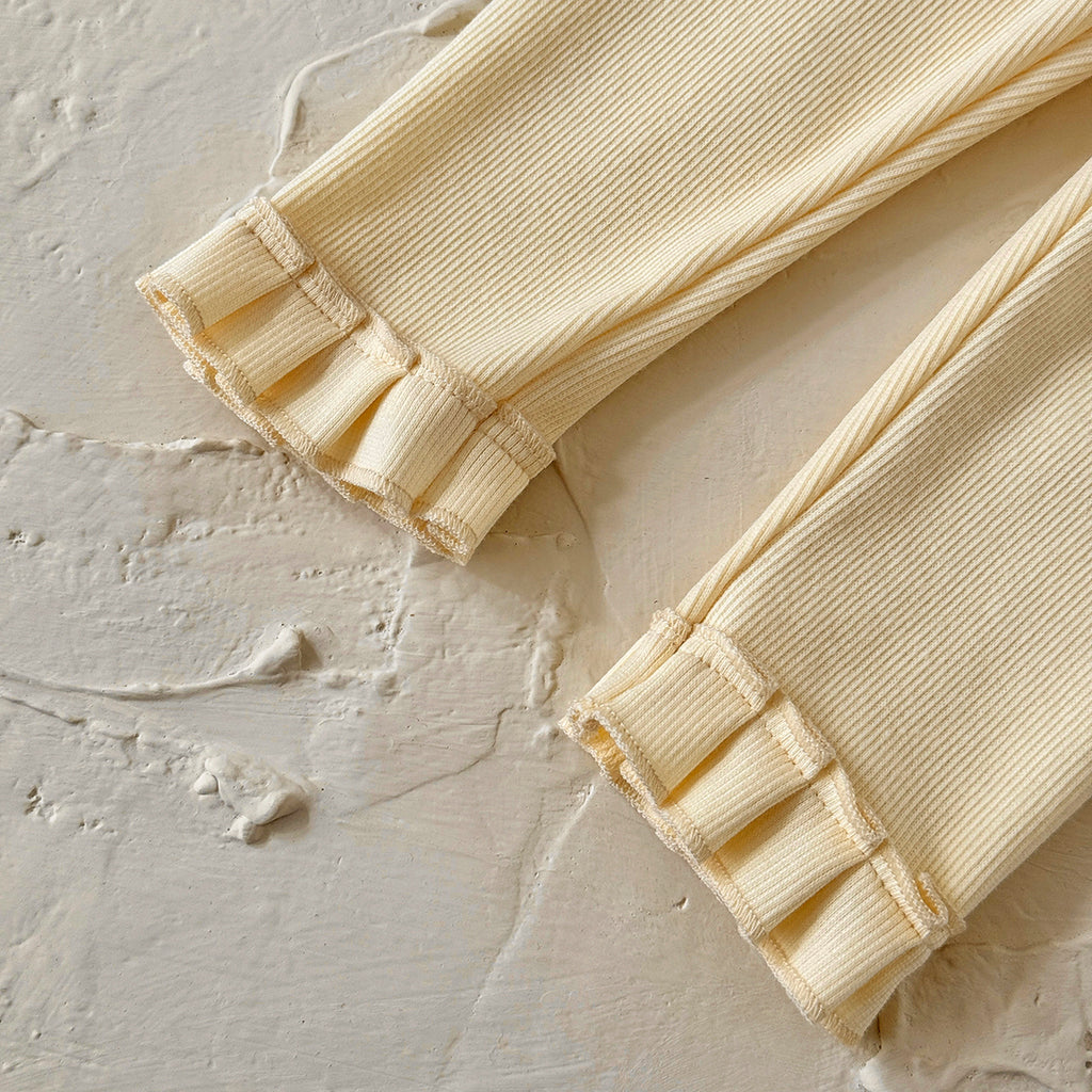 Baby girl white ice cream towel embroidery set 0-3 years old