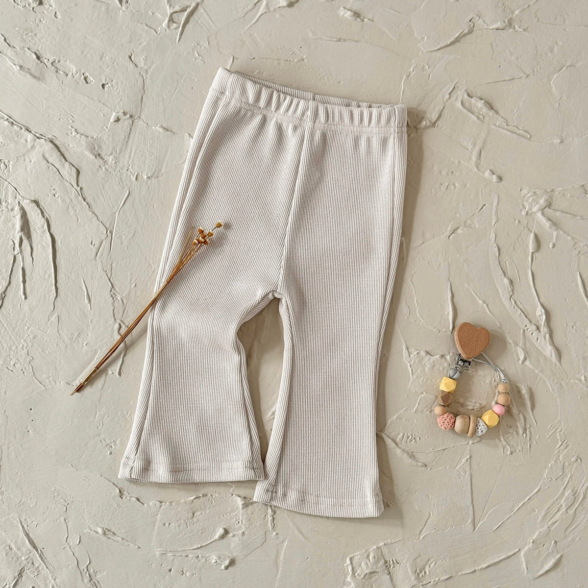 Gentle Tone Baby Flare Pants High Waist Stretch Infant Casual Pants