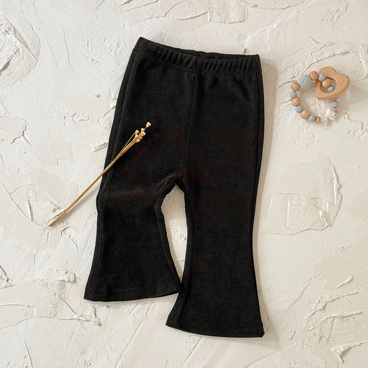 Gentle Tone Baby Flare Pants High Waist Stretch Infant Casual Pants