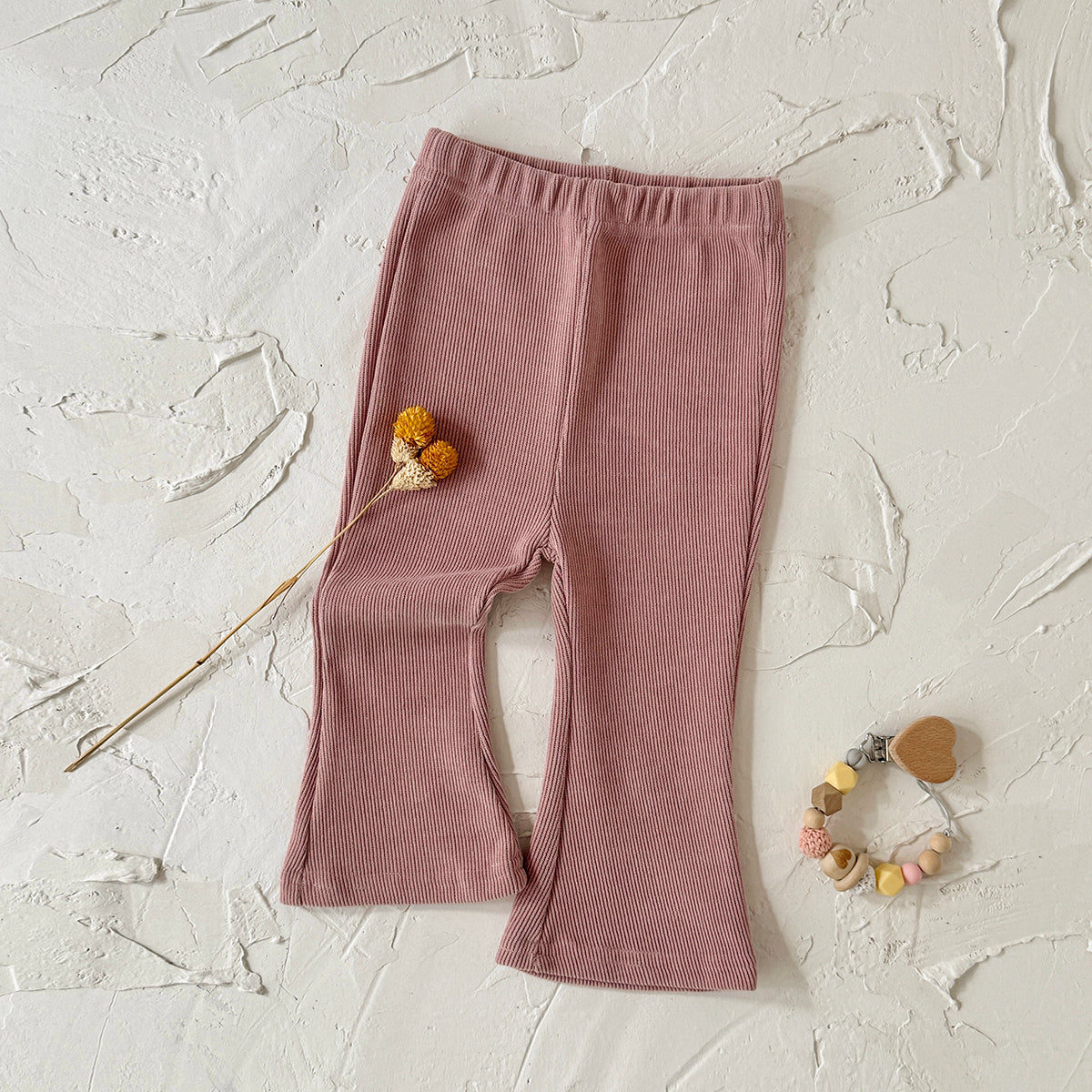 Gentle Tone Baby Flare Pants High Waist Stretch Infant Casual Pants