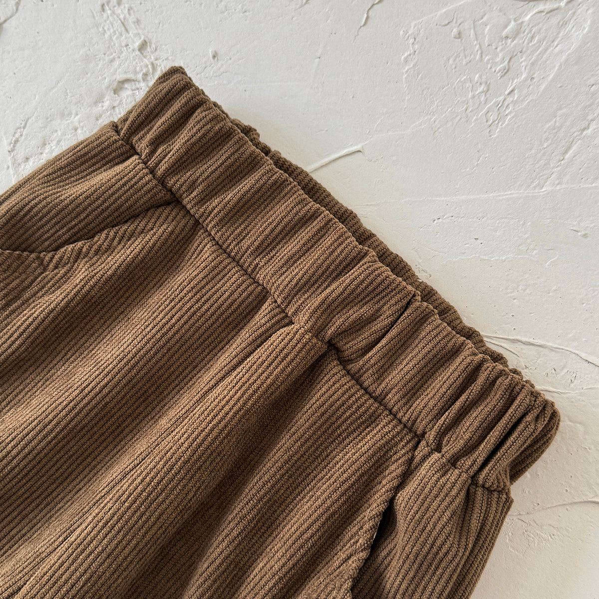 Boys and Girls Corduroy Flower Embroidered Pants
