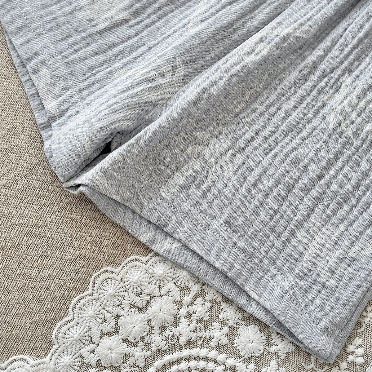 Baby Tropical Palm Tree Muslin Summer Two-Piece Set