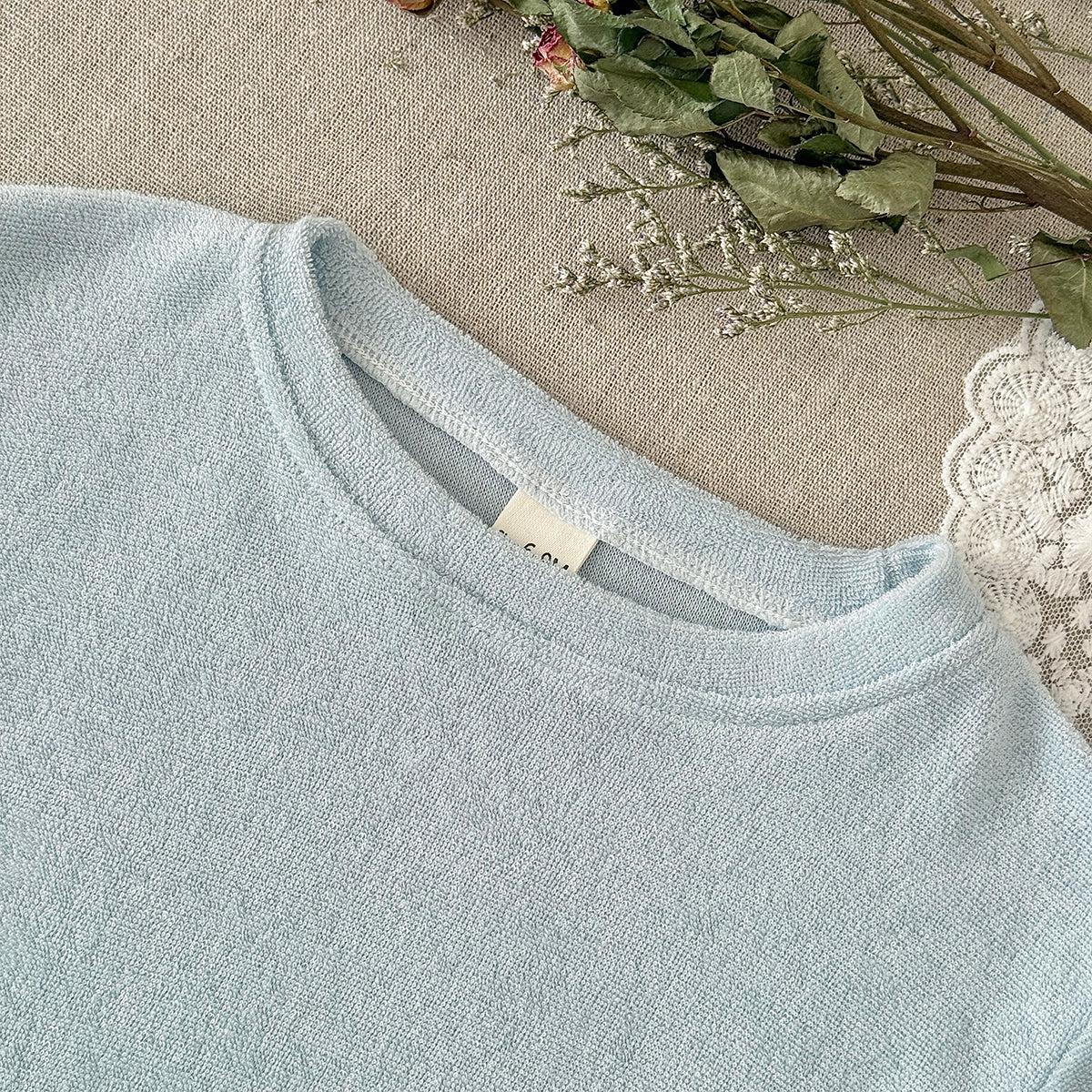 Soft Terry Cloth Baby Short Sleeve Tee & Side Stripe Shorts
