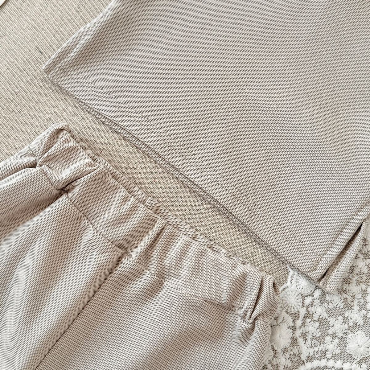 Baby Solid Polo Shirt & Elastic Waist Shorts Summer 2Pcs Outfit