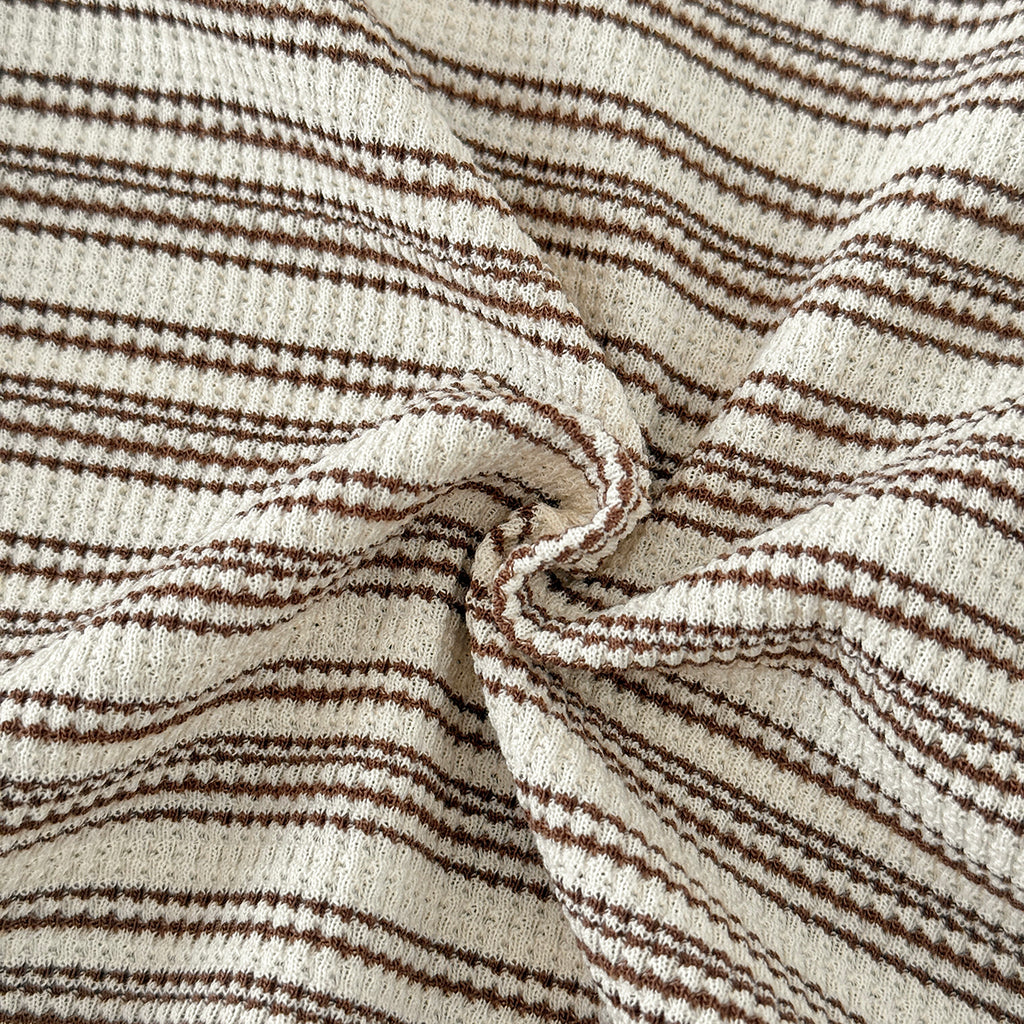 Baby Waffle Striped Short Set