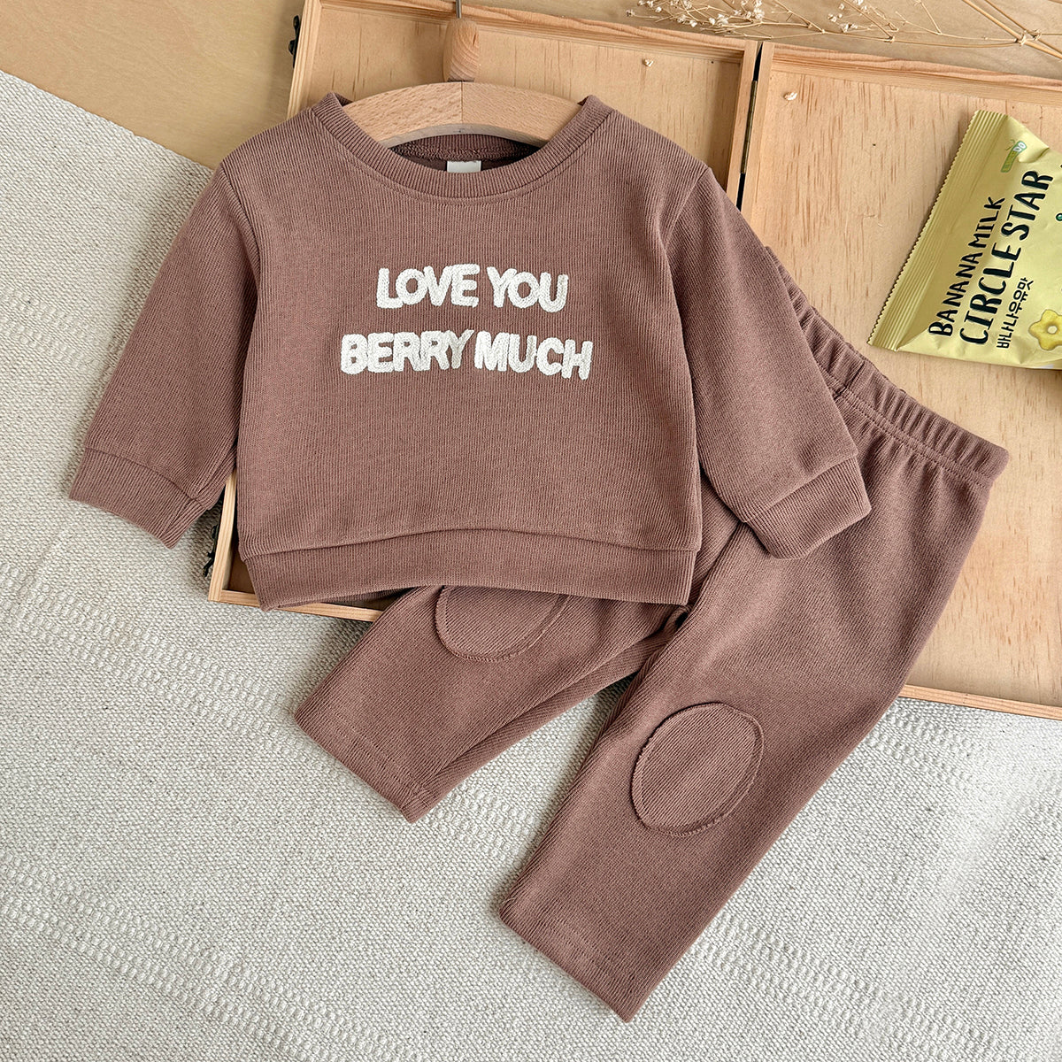 Minni Fleece Set for Baby Boys, Spring Autumn