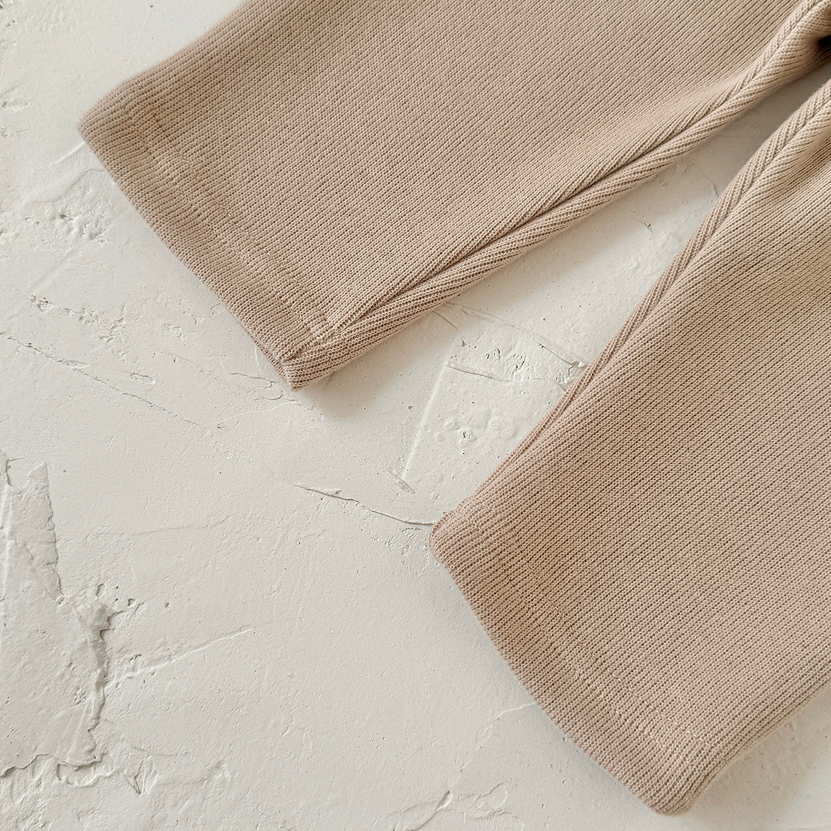Popcorn Towel Embroidery Casual Set for Spring Autumn