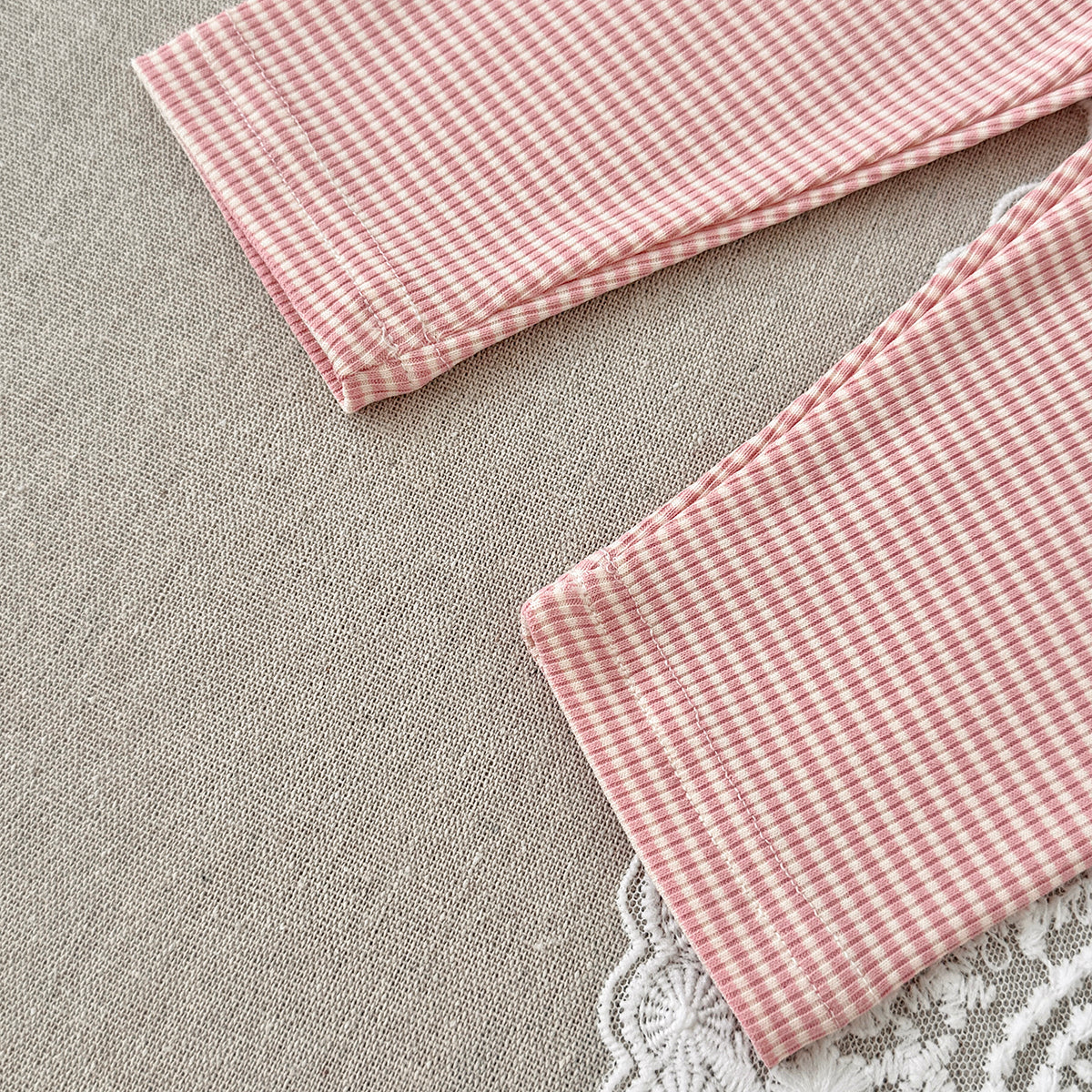 Bunny Towel Embroidery Set for Baby Girls, Spring Autumn