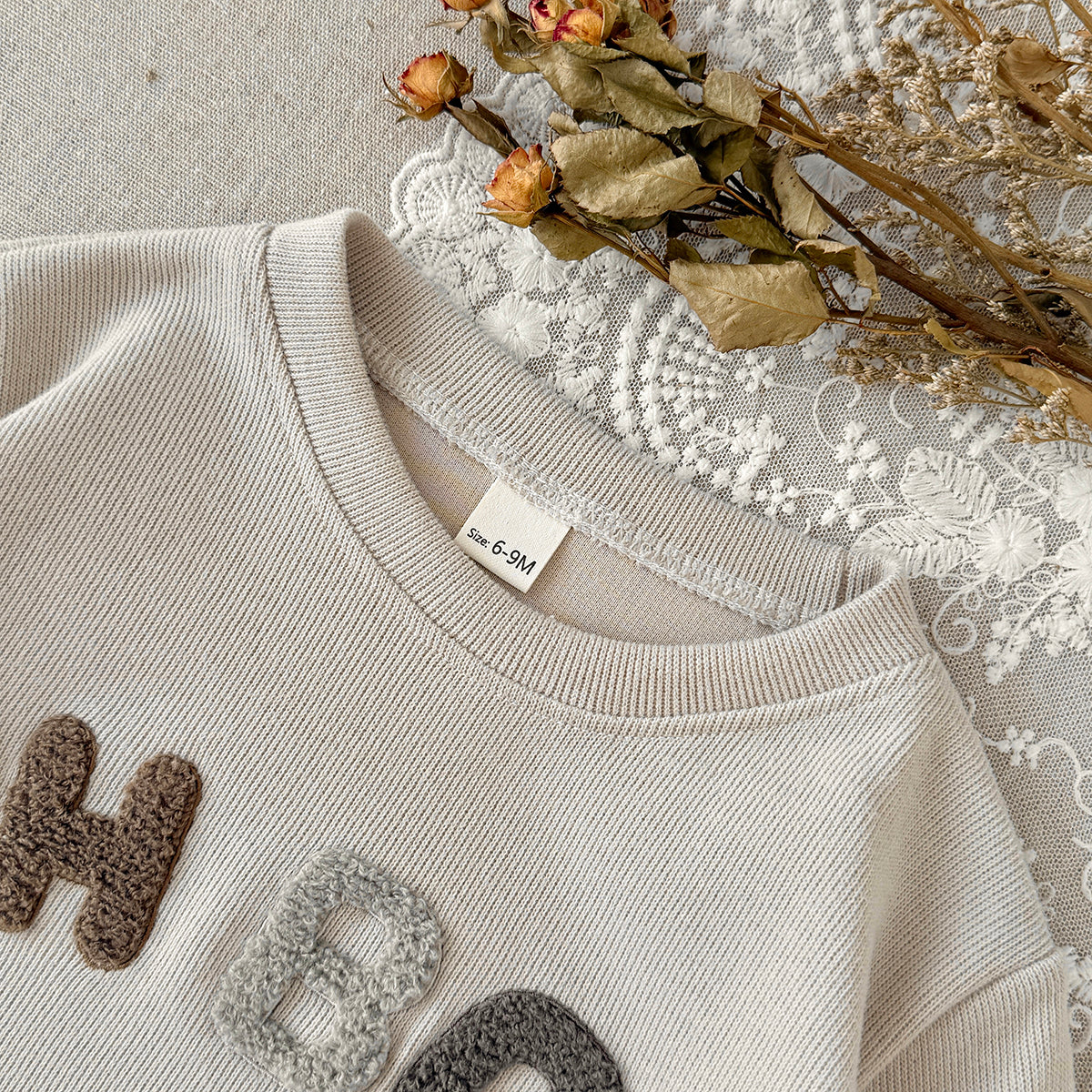 OH BOY Embroidered Set for Baby Boys, Spring Autumn
