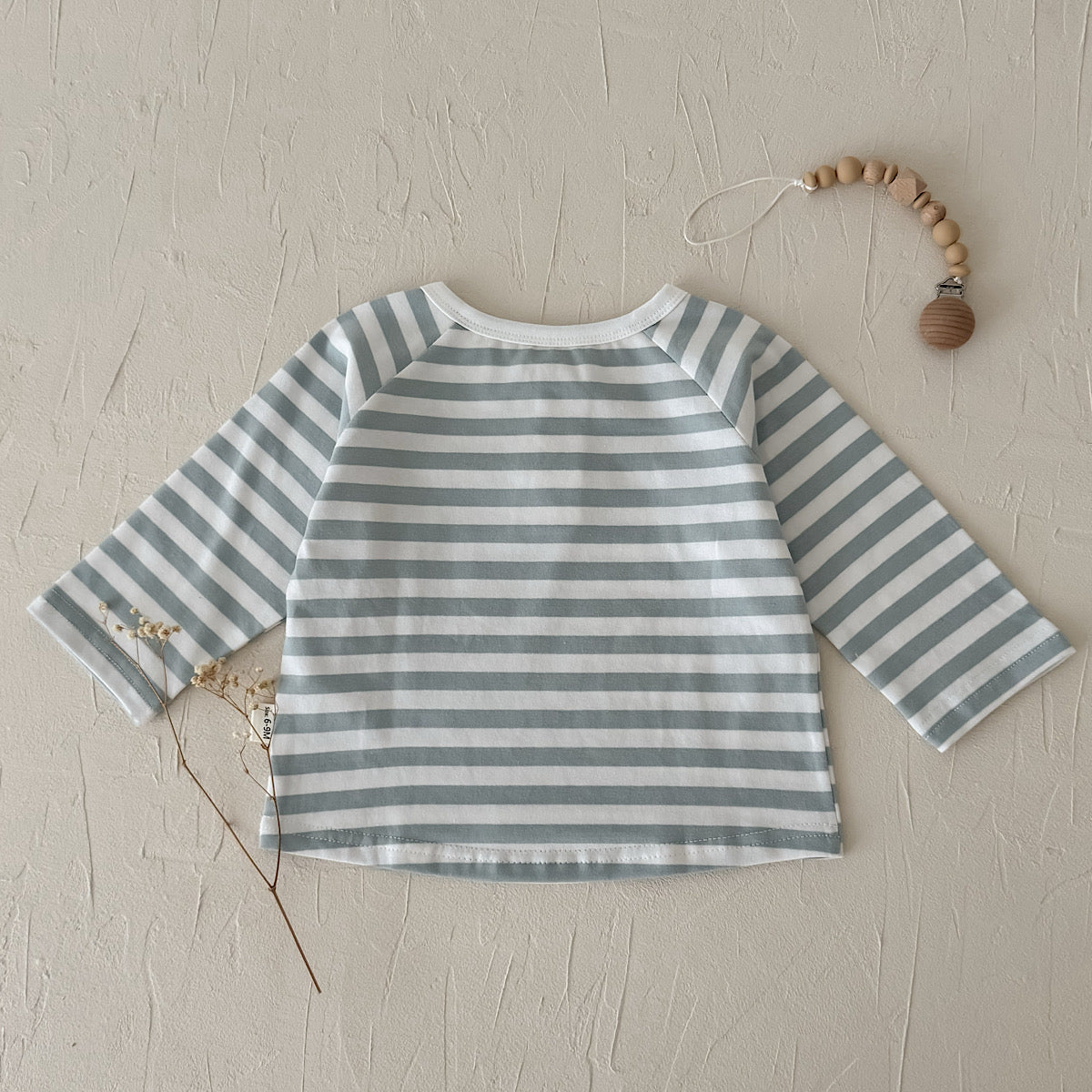 Three-Color Stripe Top Set for Spring Autumn