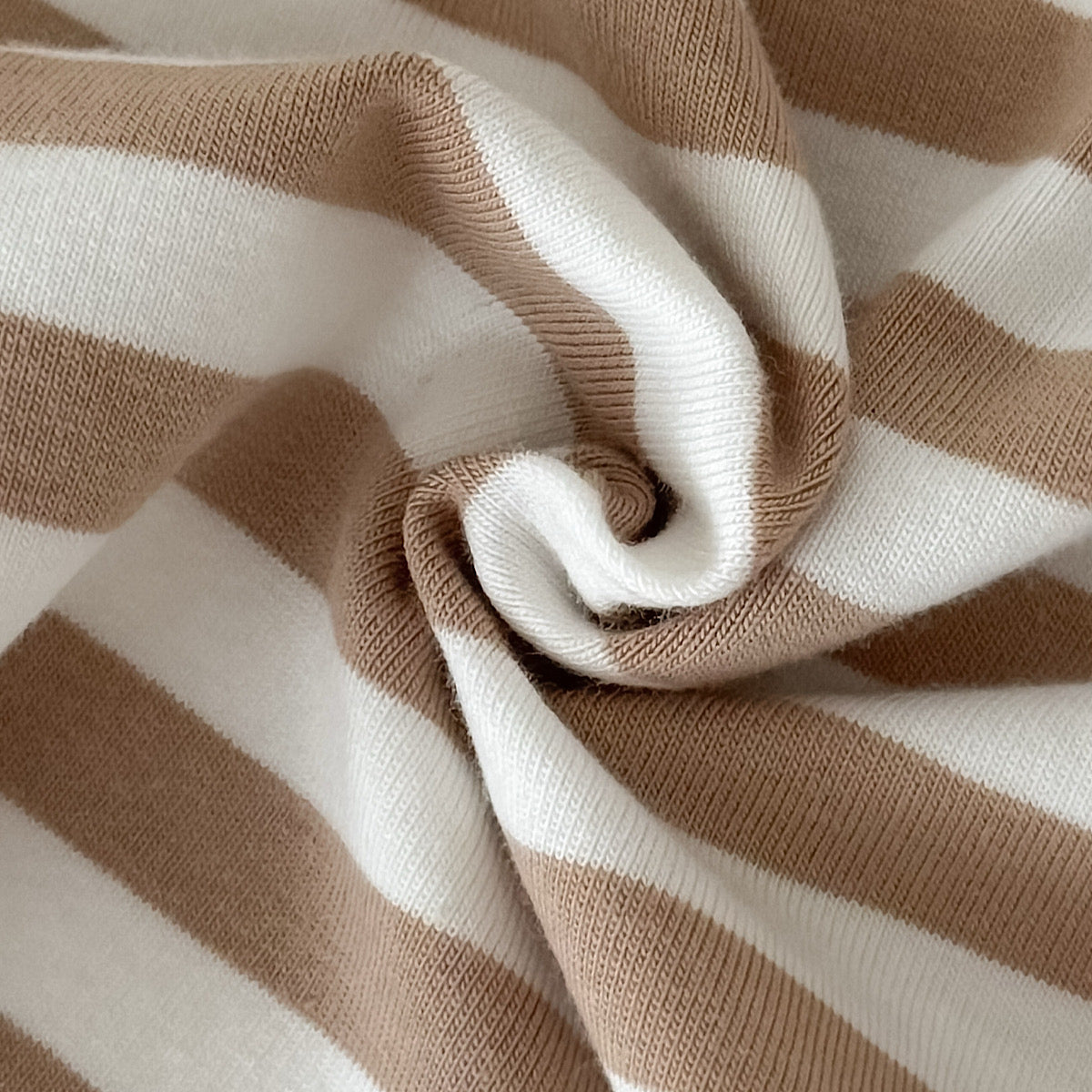 Three-Color Stripe Top Set for Spring Autumn