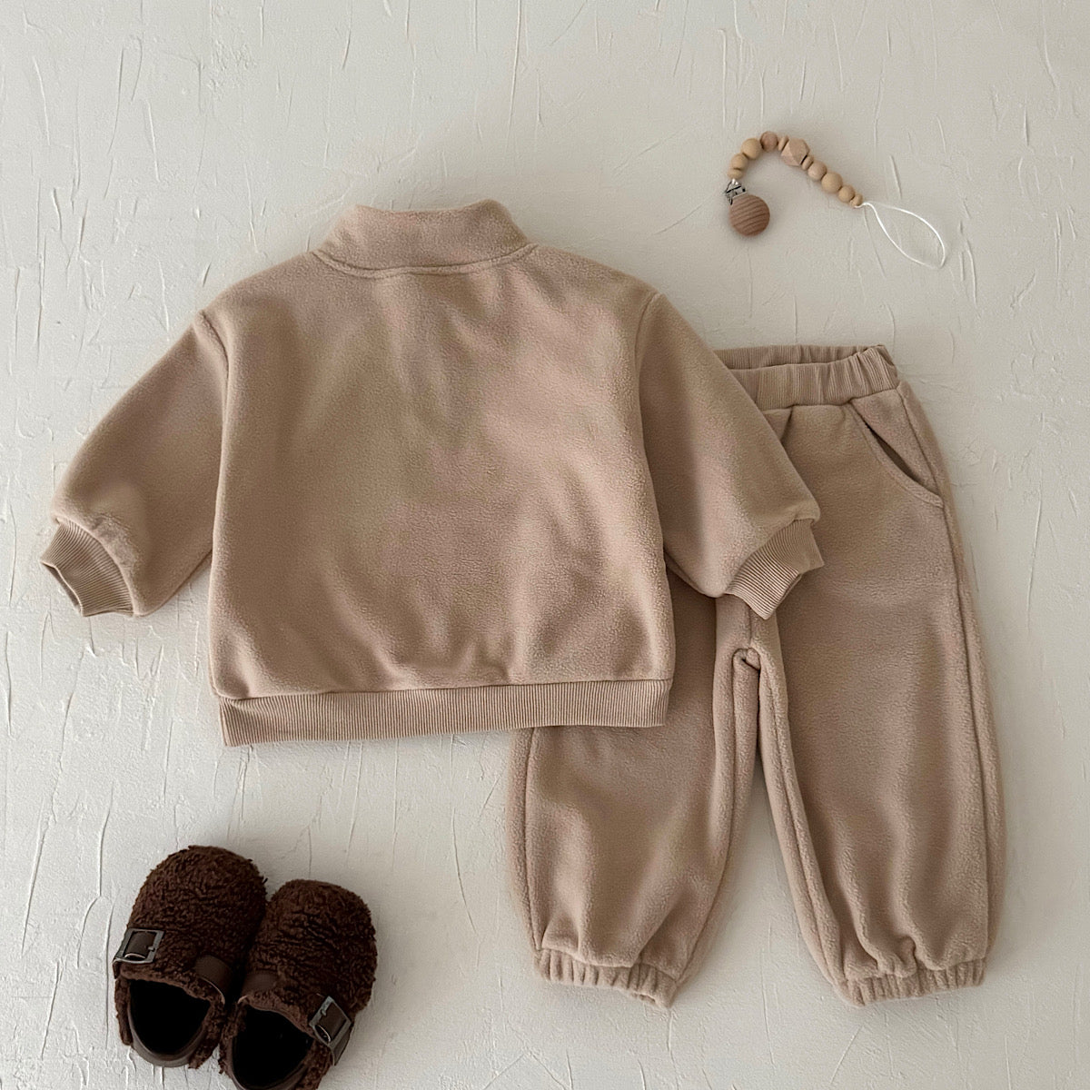 Fashion Embroidered Letter Outfit for Baby Boys, Autumn Winter