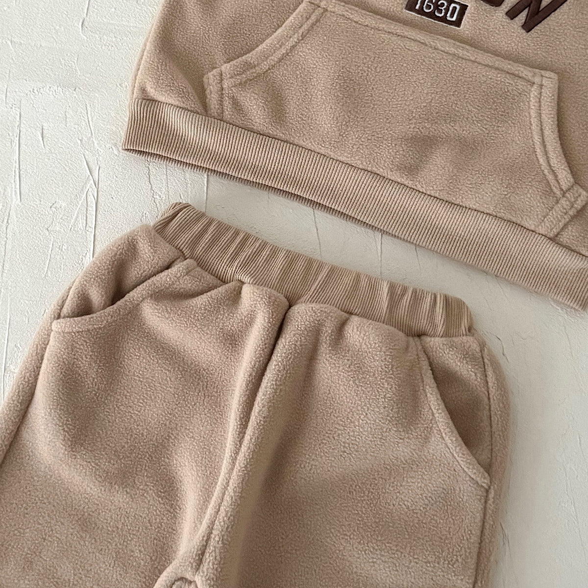 Fashion Embroidered Letter Outfit for Baby Boys, Autumn Winter