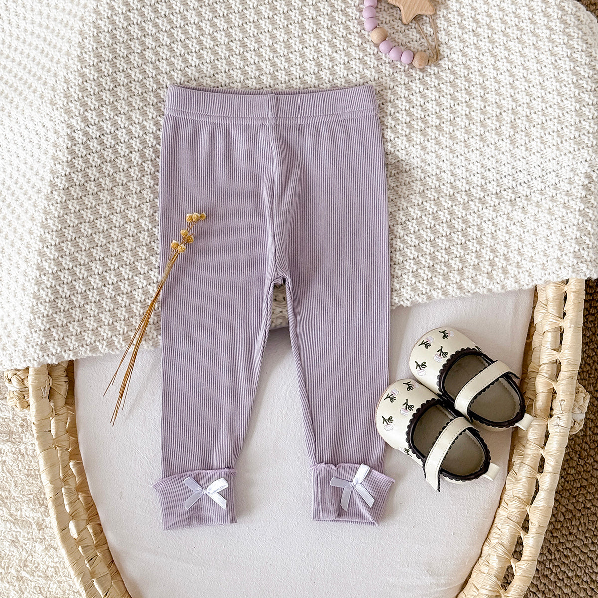Baby Girl Striped Flared Leggings Casual Spring Autumn Pants 6Months-3years