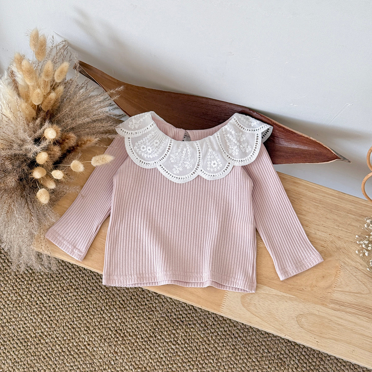 Baby Girls Long Sleeve Cotton Stretch T-Shirt Top 6Months-3Years