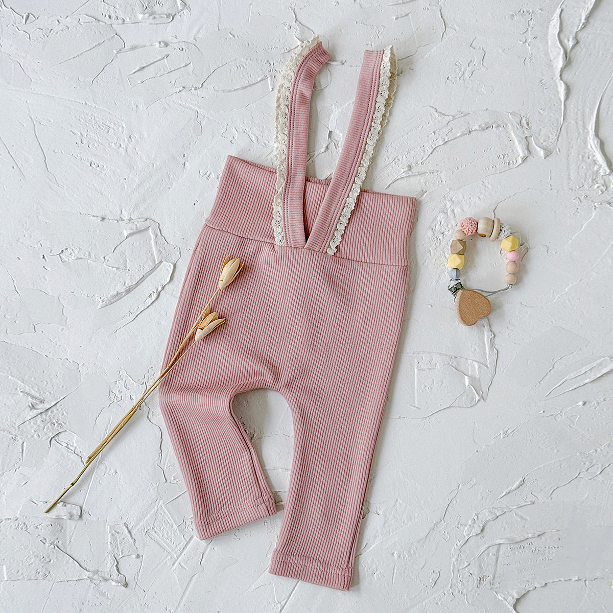 Baby Girls Suspender Leggings Pants 6Months-3Years