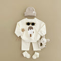 Neutral Baby Ice Cream Pattern Sports Set 1-4 Years Old
