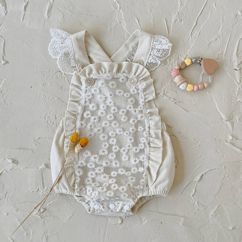 Baby Girls Floral Print Long Sleeve Romper 1-18Months