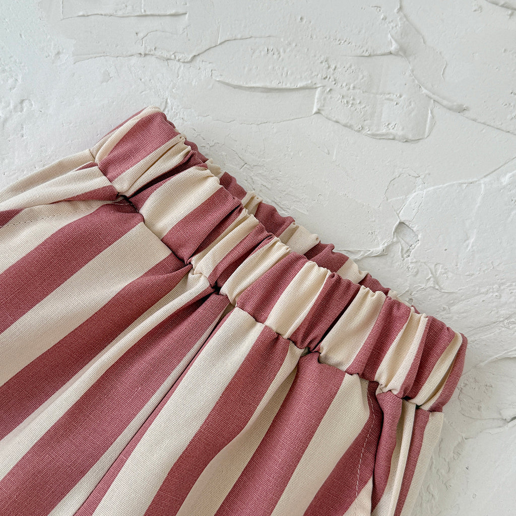 Striped Printed Casual Long Pants for Baby Boys & Girls