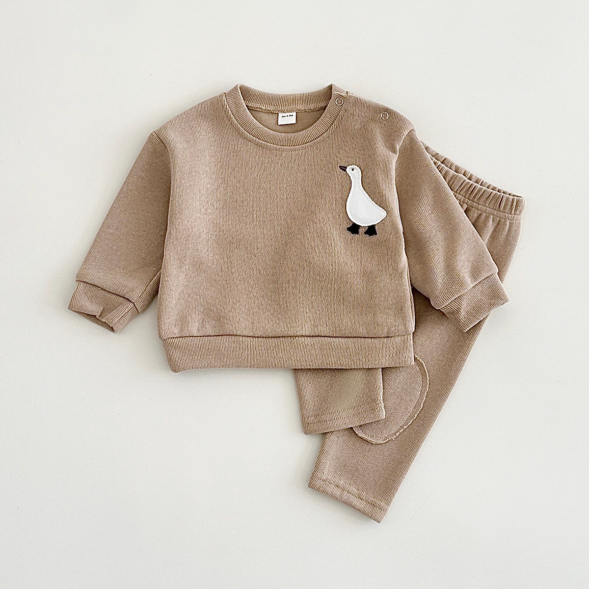 Neutral Baby Animal Pattern Sports Set 1-3 Years Old