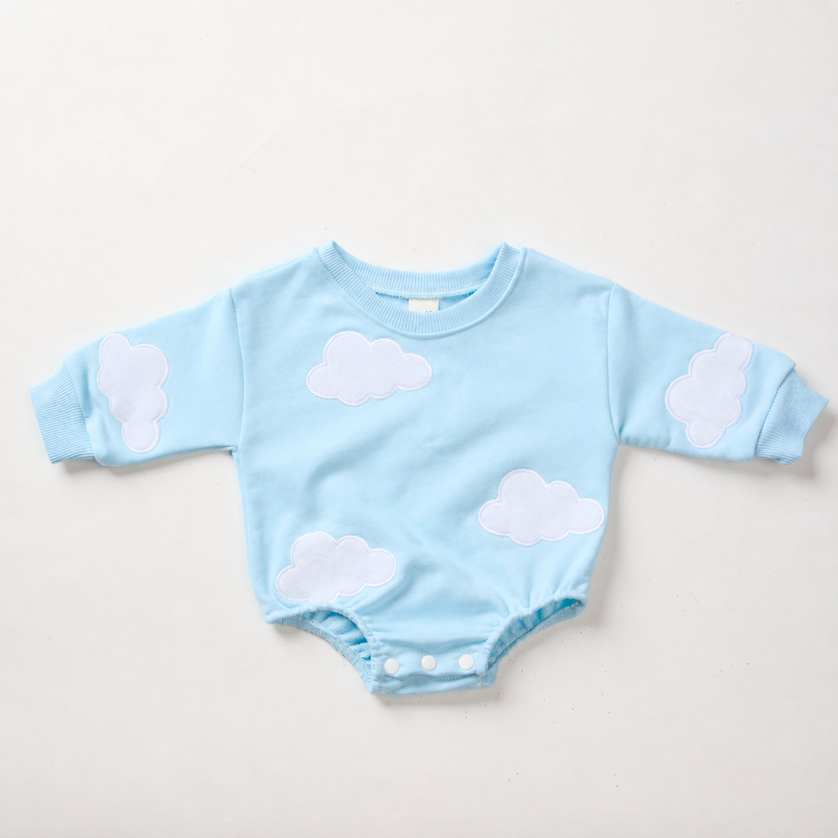Neutral baby flower pattern long sleeved jumpsuit 1-18 months