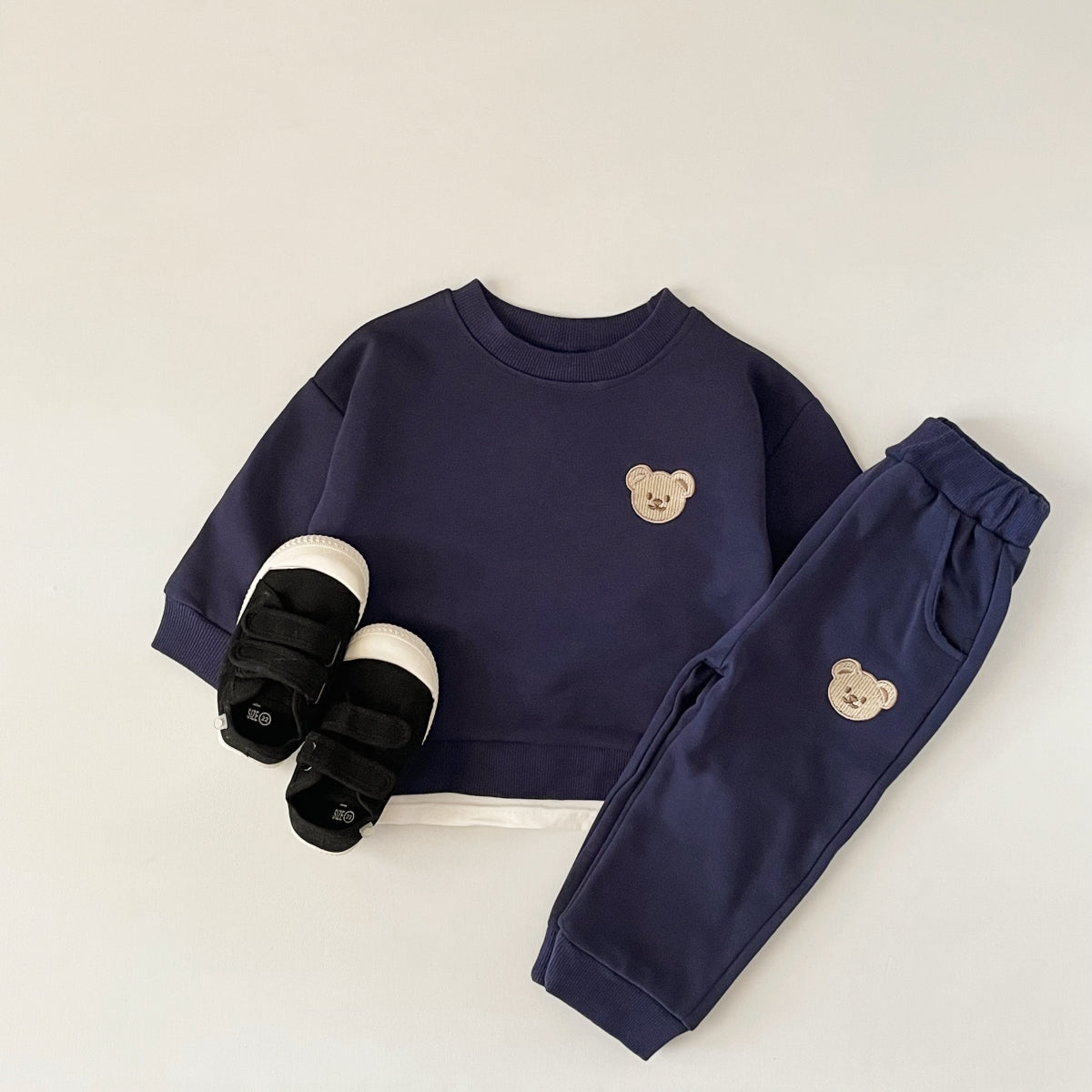 Neutral Bear Baby Outfit Set (0-4 Years)