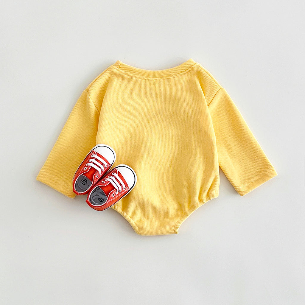 Spring Autumn Infant 3D Mushroom Romper, Cute Duck Baby Onesie
