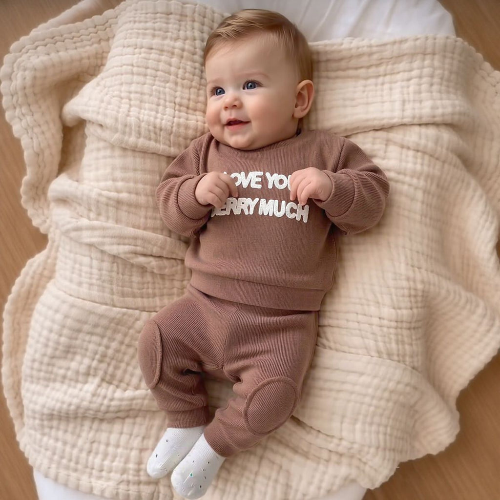 Minni Fleece Set for Baby Boys, Spring Autumn