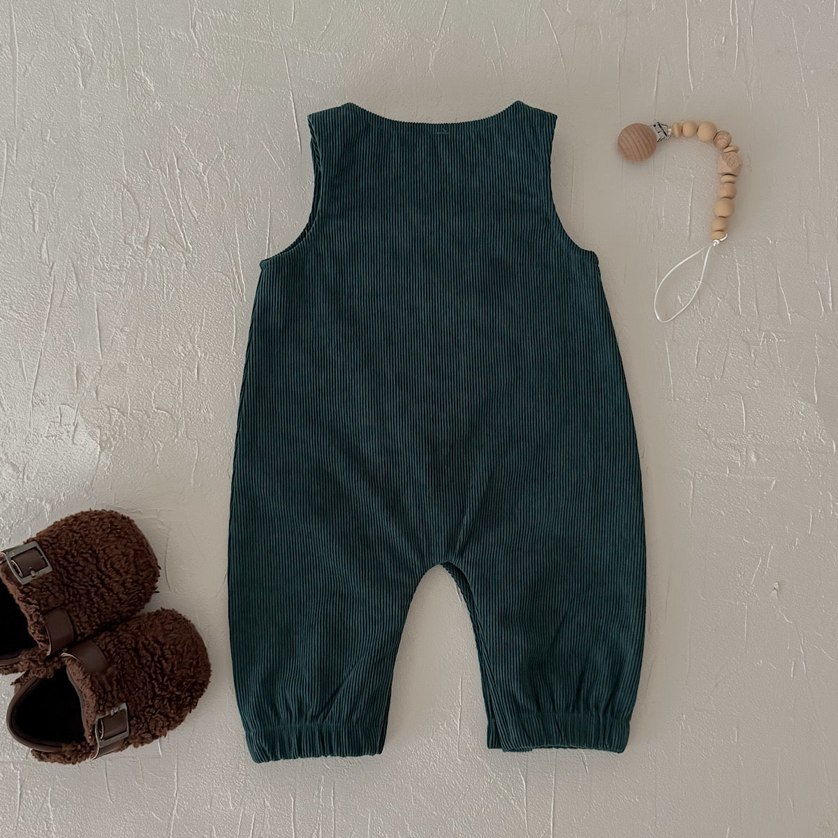 Santa Head Festive Overalls for Baby Boys & Girls