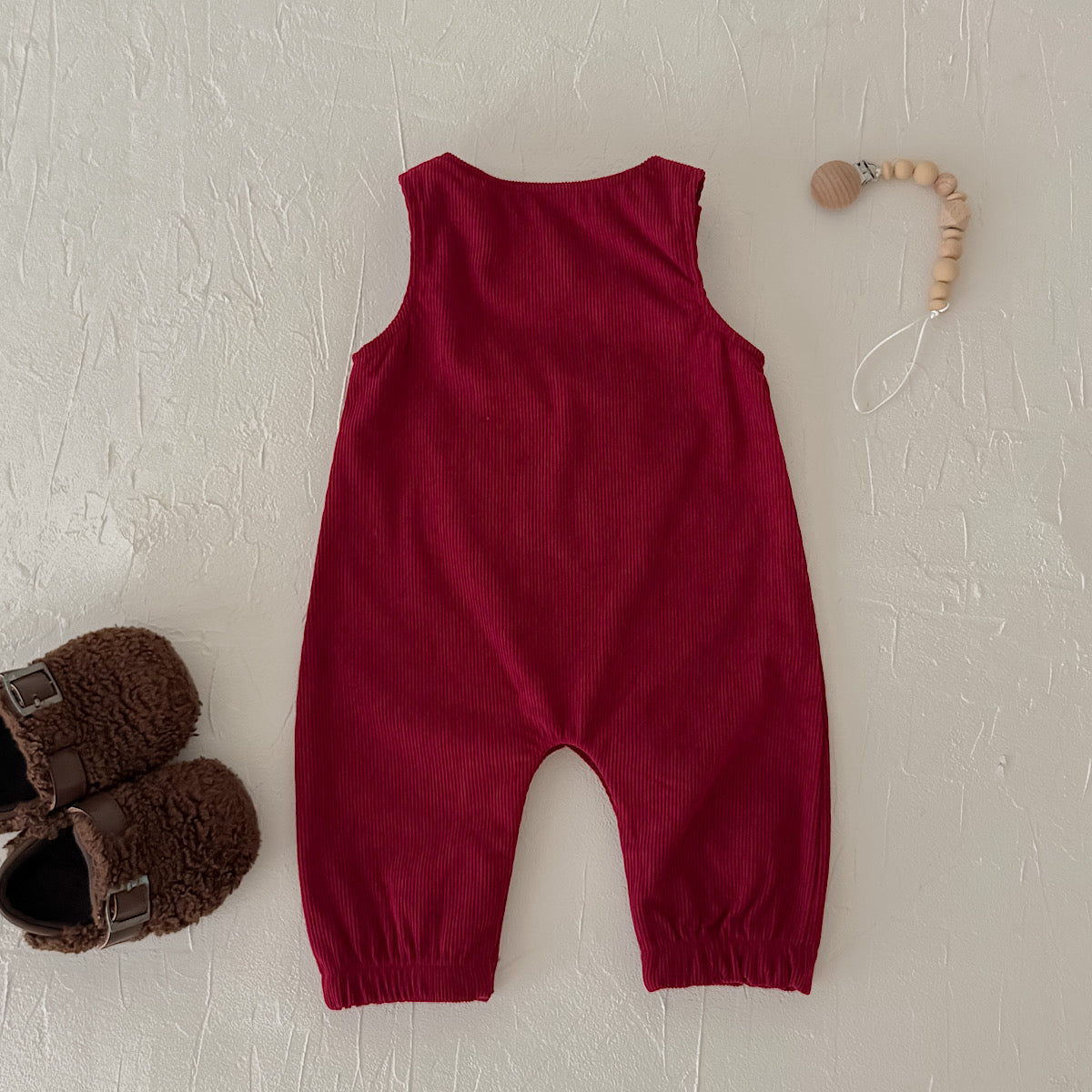 Santa Head Festive Overalls for Baby Boys & Girls