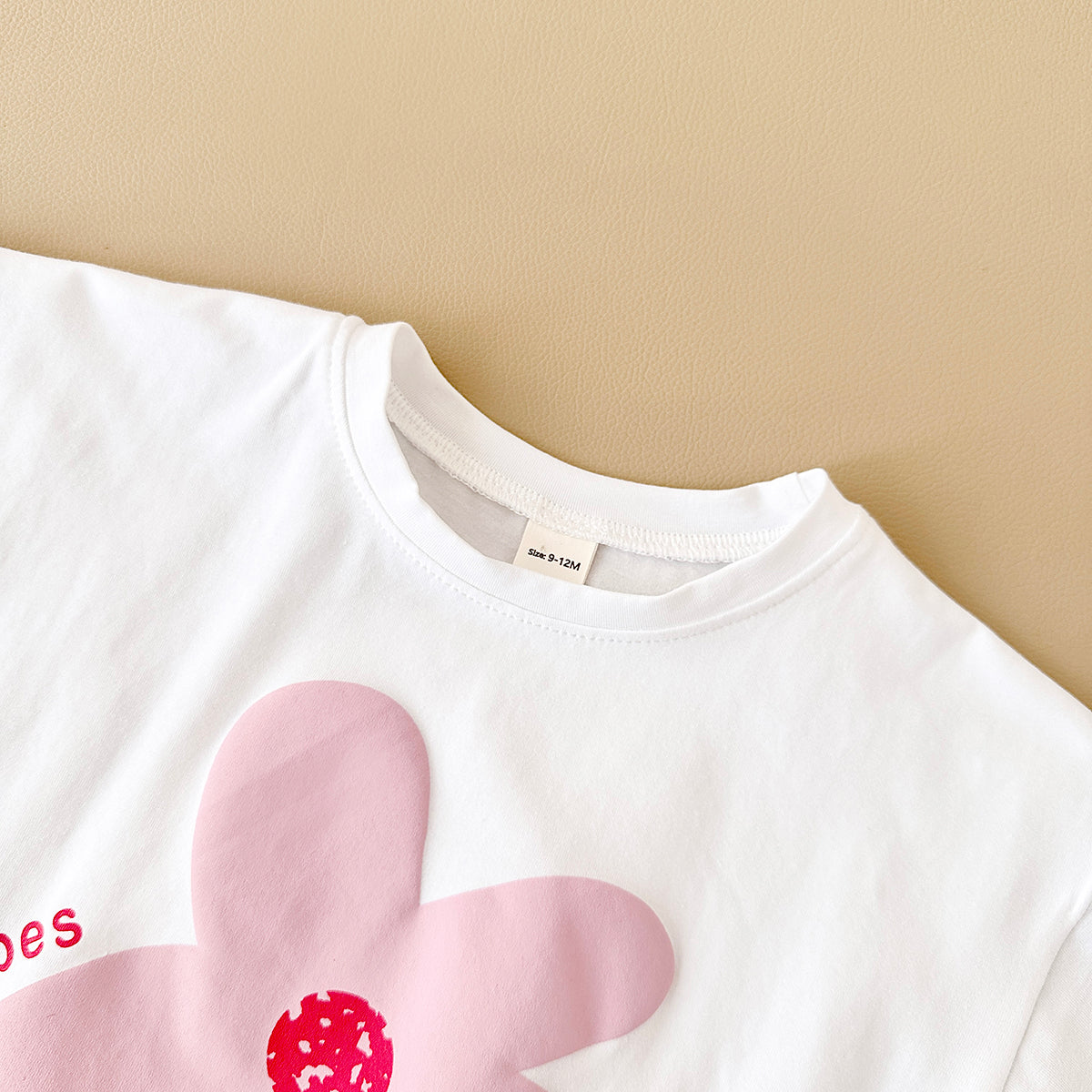 Cartoon Summer Print Short Sleeve Set