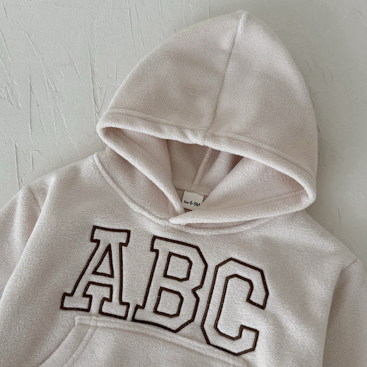 Hooded Autumn Winter Set for Baby Boys with ABC Letter Embroidery