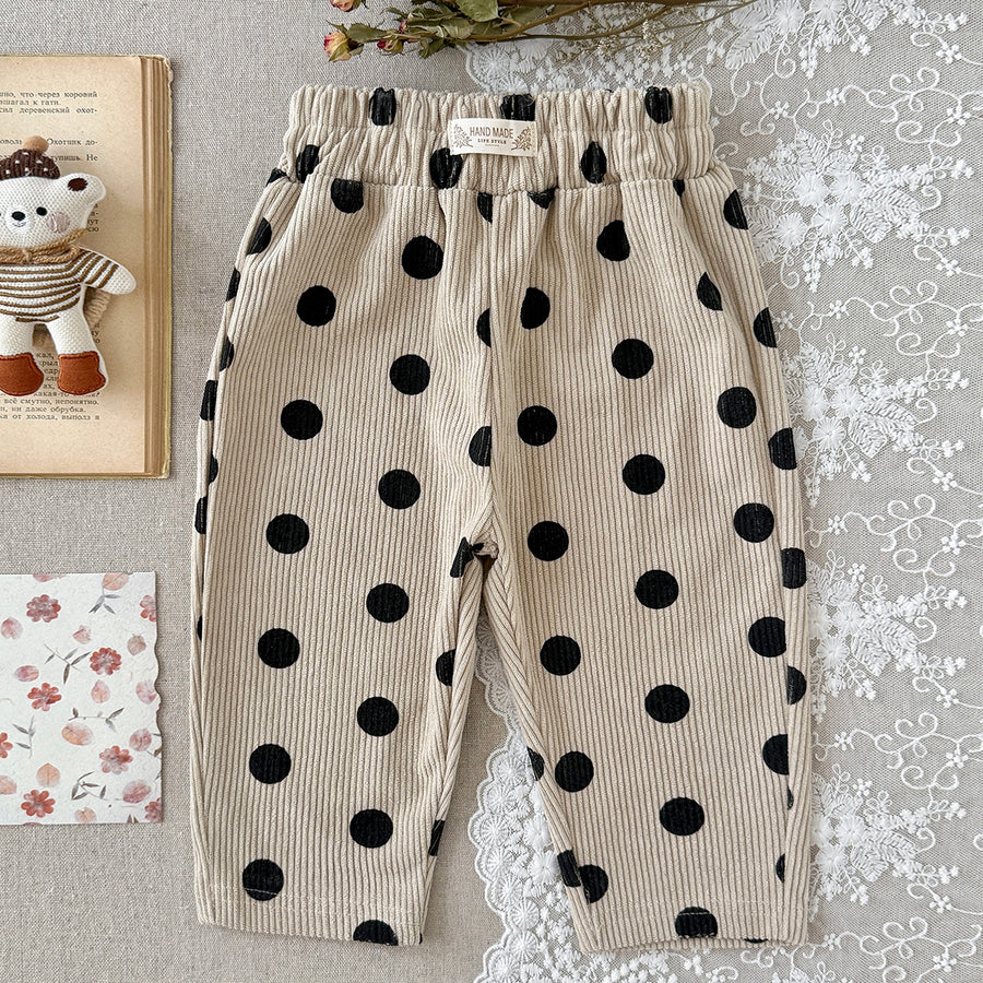 Multi Print Baby Corduroy Harem Pants