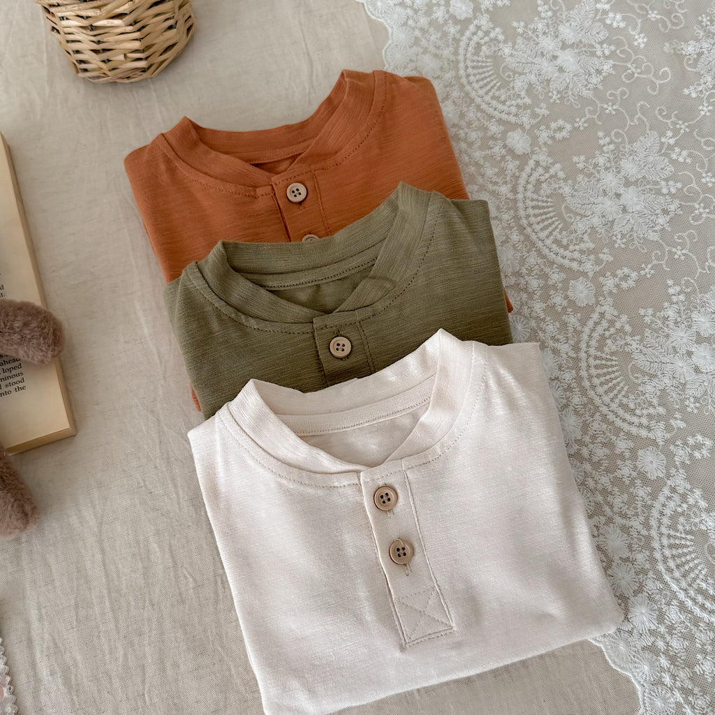 Three-Color T-shirt Set for Spring Autumn