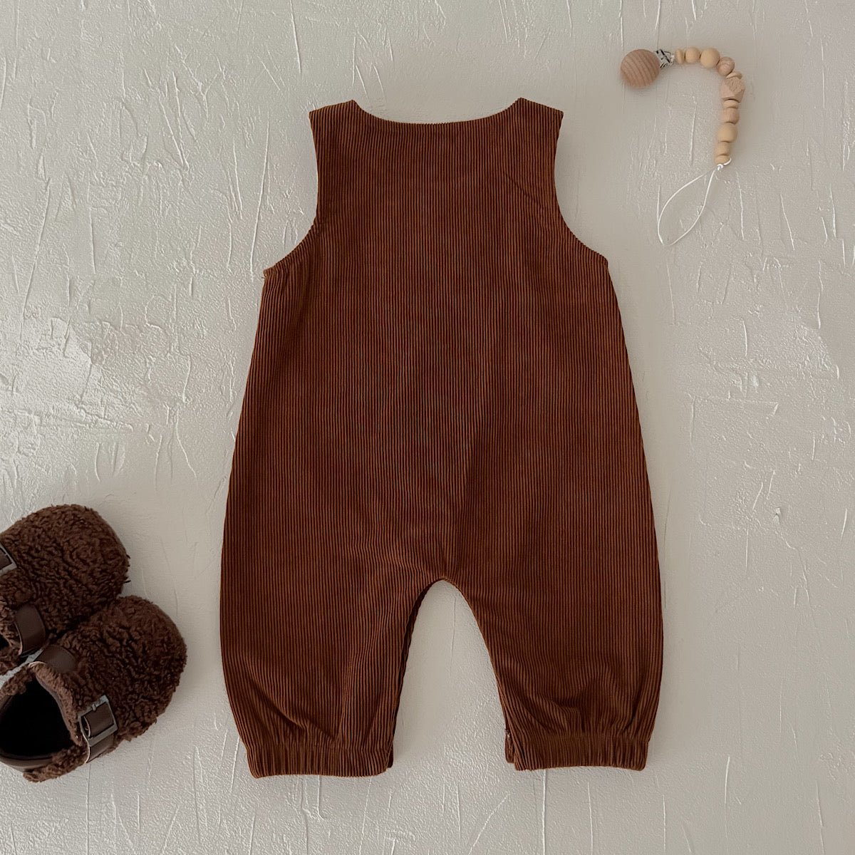 Santa Head Festive Overalls for Baby Boys & Girls