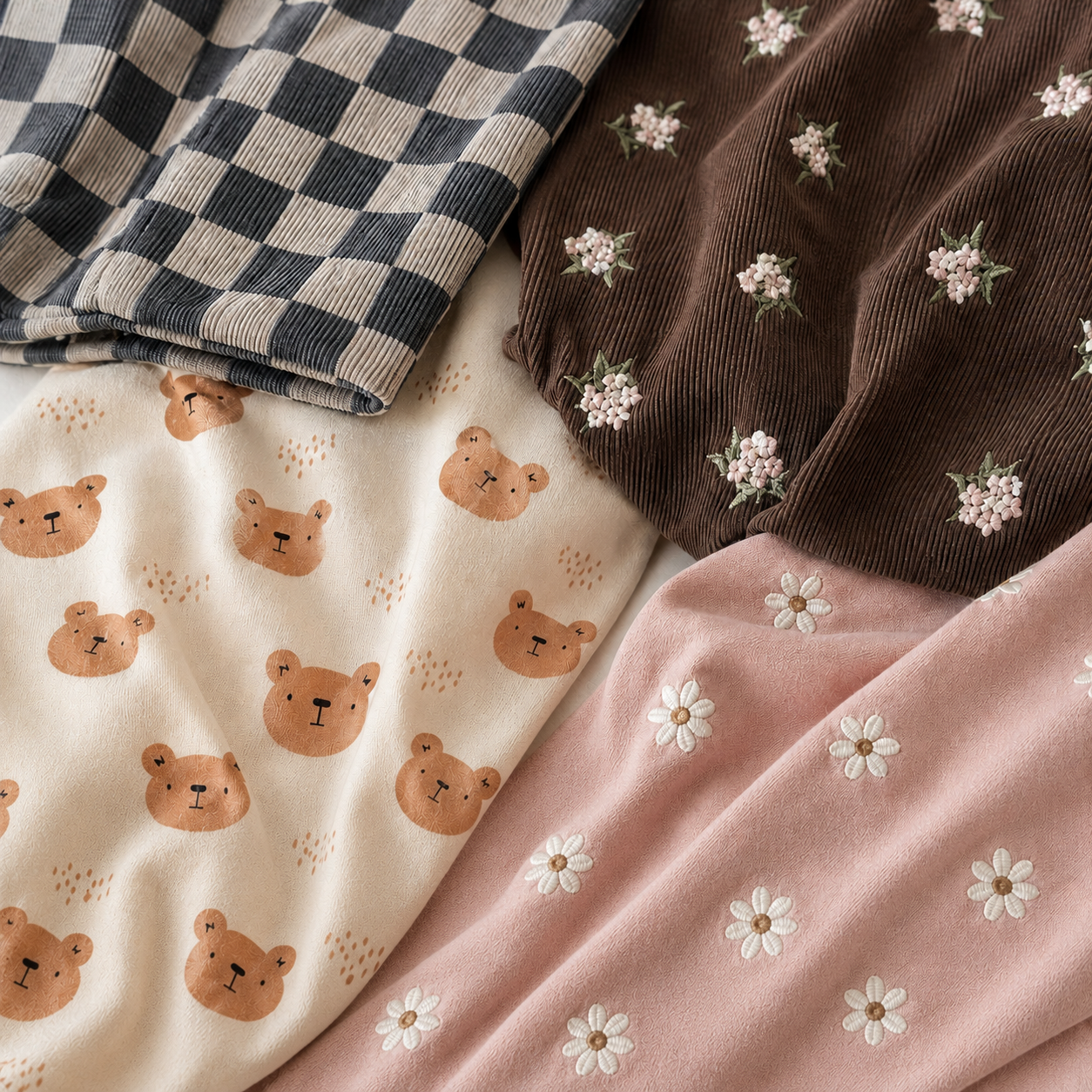 Custom all-over print for baby clothing