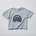 Summer Rainbow Applique Crew Neck T-shirt
