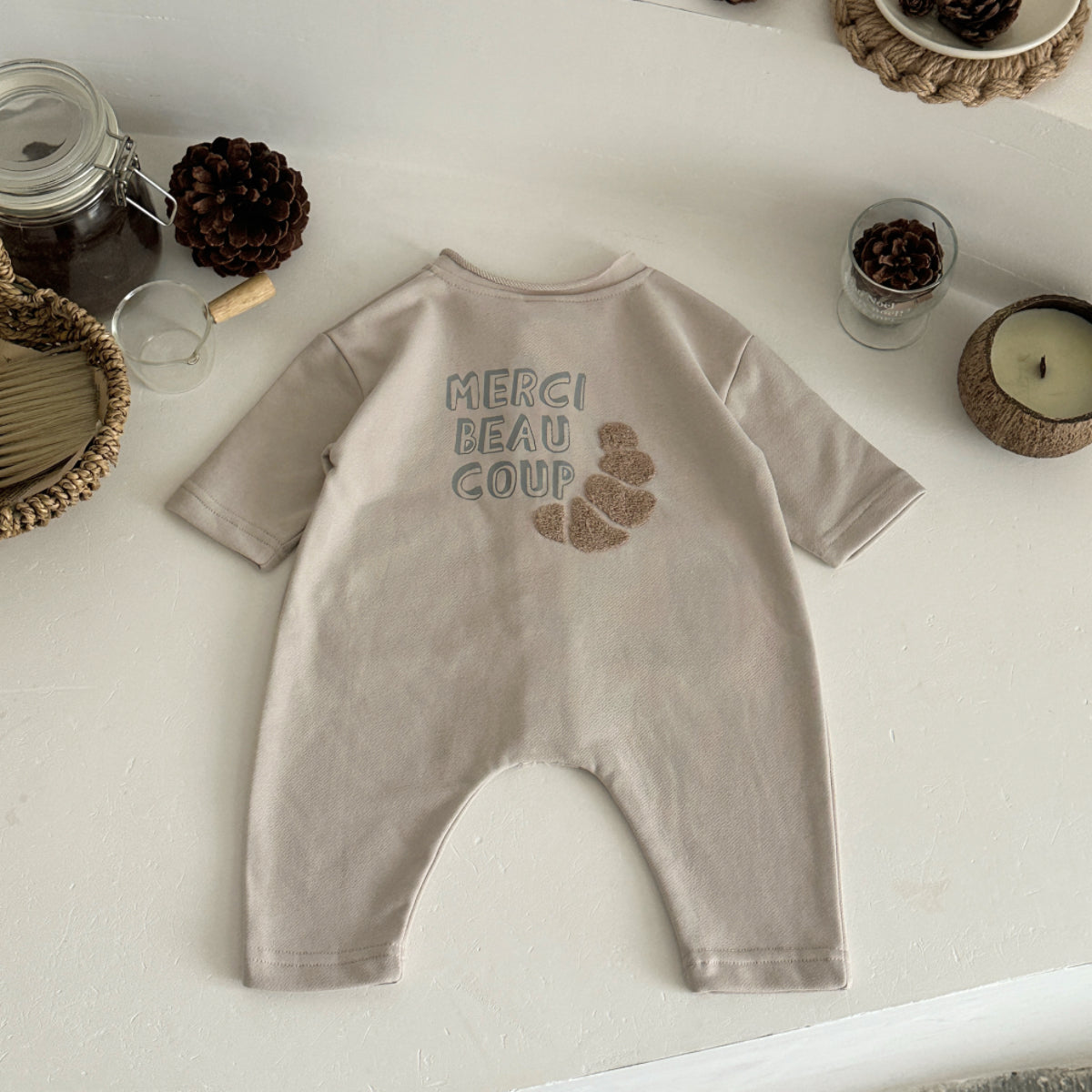 Baby Pocket Long Sleeve Cotton Blend Romper Jumpsuit 1-18Months
